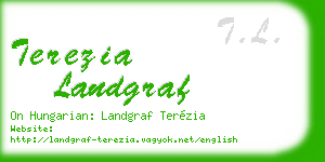 terezia landgraf business card